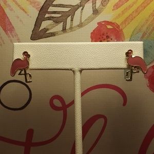 •NEW•  🌴Pink Flamingo Earrings🌴